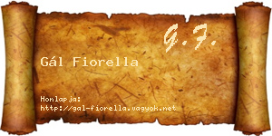 Gál Fiorella névjegykártya